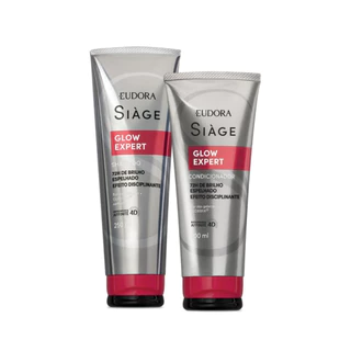 Kit Glow Expert Shampoo 250mL e Condicionador 200mL Siage Eudora