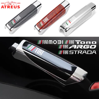 Novo Fiat Proteção Do Freio De Mão Carro E Manga De Decoração Capa Do Freio De Mão Da Com Padrão De Fibra De Carbono Para Fiat Strada Argo Mobi Toro Fastback Pulse Cronos Scudo 500 Titano Palio Idea Uno Punto