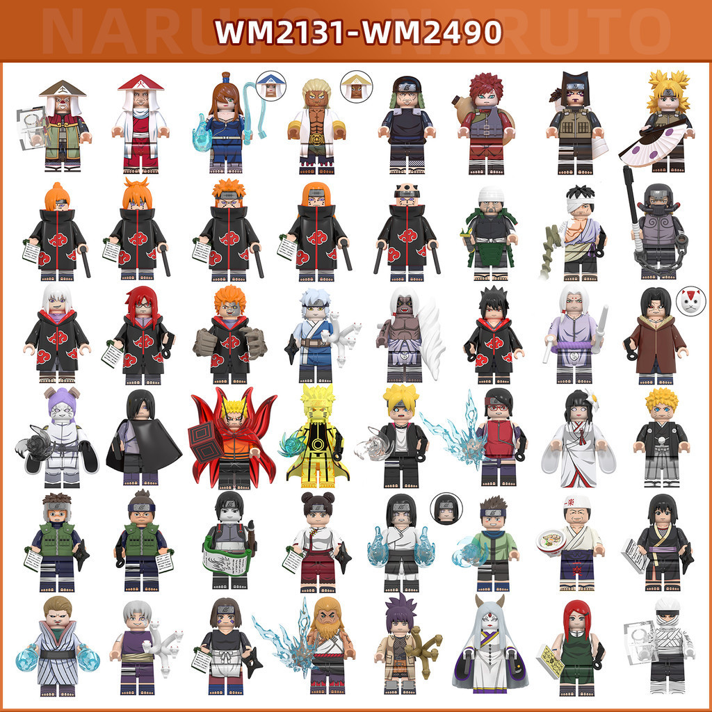 Blocos De Construção Naruto Sasuke Payne Boruto Hinata - Lego - Figure ...