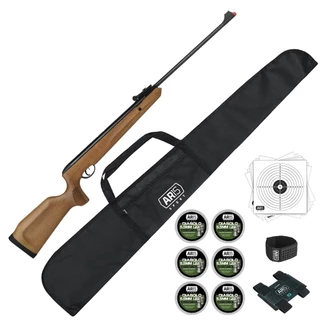 Carabina de Madeira Naja Nitro 5.5 Tag Chumbinho 600un