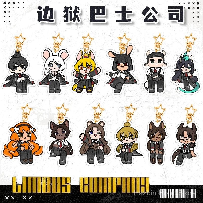 Limbus Company Acrílico Stand Anime Model Action Figure Ornamento