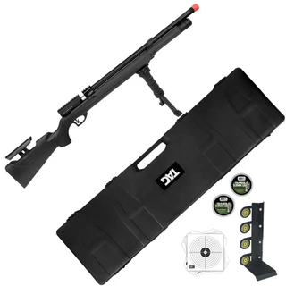 Espingarda 5.5mm PCP NKS Archero Niksan Chumbinho Alvo Metal