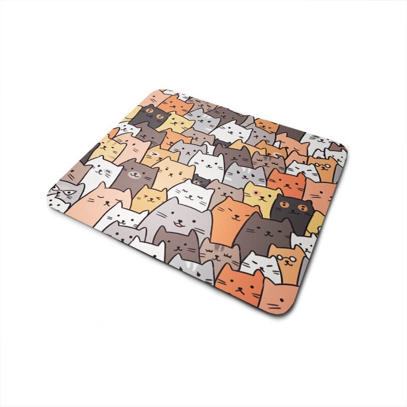 Mouse Pad Wallpaper Gatos Cats Gato Mousepad Presente personalizado Mousepad Presente personalizado