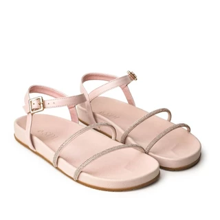 Rasteira Nude Baby Papete com Mini Cristais e Fivela 1720.41_3