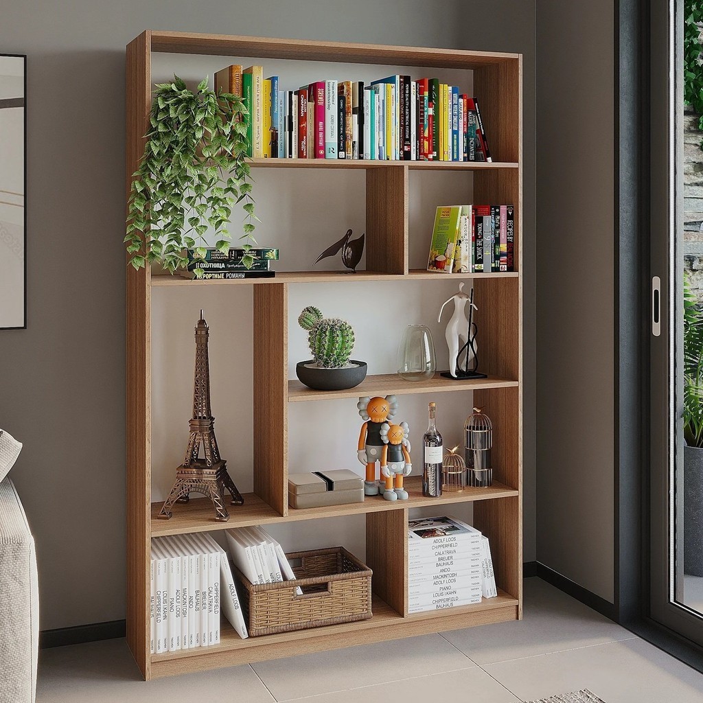 Estante para Livros 180cmx120cm 4 Prateleiras Seattle Yescasa