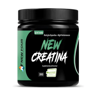 Creatina Monohidratada 100% Pura Com Laudo 300g New Four