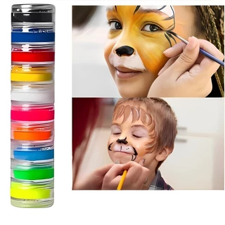 TINTA DE ROSTO FACIAL CREMOSA 10/6 CORES ROSTINHO PINTADO