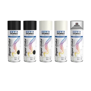 Tinta Spray Uso Geral para Mdf Madeira Metal Plástico Gesso 350ml Tekbond