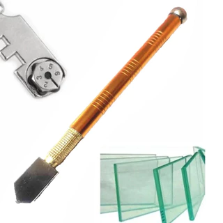 1006BLD Lâmina de roda portátil profissional, cortador de vidro diamantado, punho de metal antiderrapante, ferramentas manuais de corte para telha e espelho, 175mm