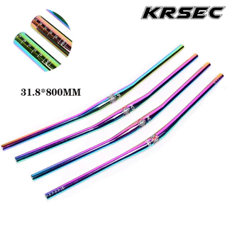 MTB Bicicleta Guidão Colorido 31.8mm * 780mm BIN XC DH De Corrida De Descida De Escalada Barra De Montanha Estrada Arco-Íris handable