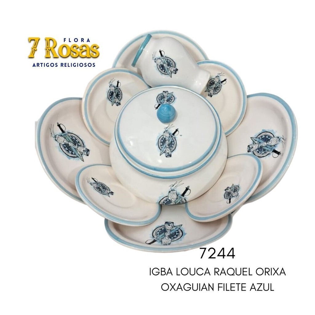 IGBA LOUCA RAQUEL SEM ASA ORIXA OXAGUIAN FILETE AZUL | Shopee Brasil