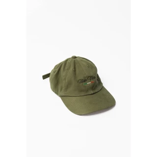 Boné Dad Hat Una Vita Italian Script Verde