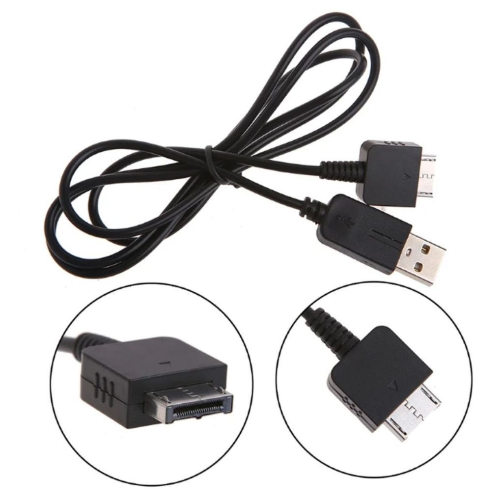Cabo de Transferência de dados e Carregador USB Para PS-Vita 2 Em 1