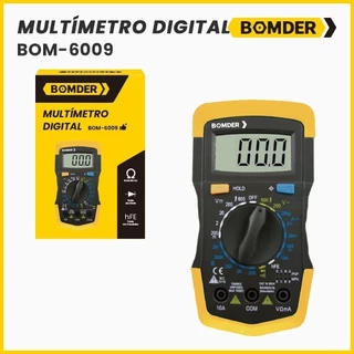 Multímetro Digital Profissional Iluminação Bipe Bateria E Pontas