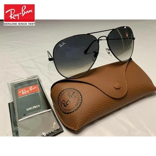 [Original]ray/Ban Aviator óculos rb3026 62mm 002/3F moldura preta W/lente gradiente azul