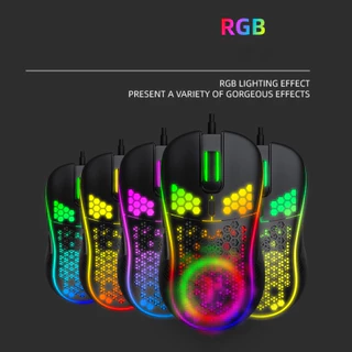 Mouse Gamer 7200dpi Com Led Com Chip De Jogos De Alta Precisao