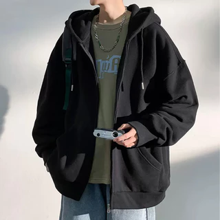 Roupa de frio moletom masculina com Ziper unissex com capuz
