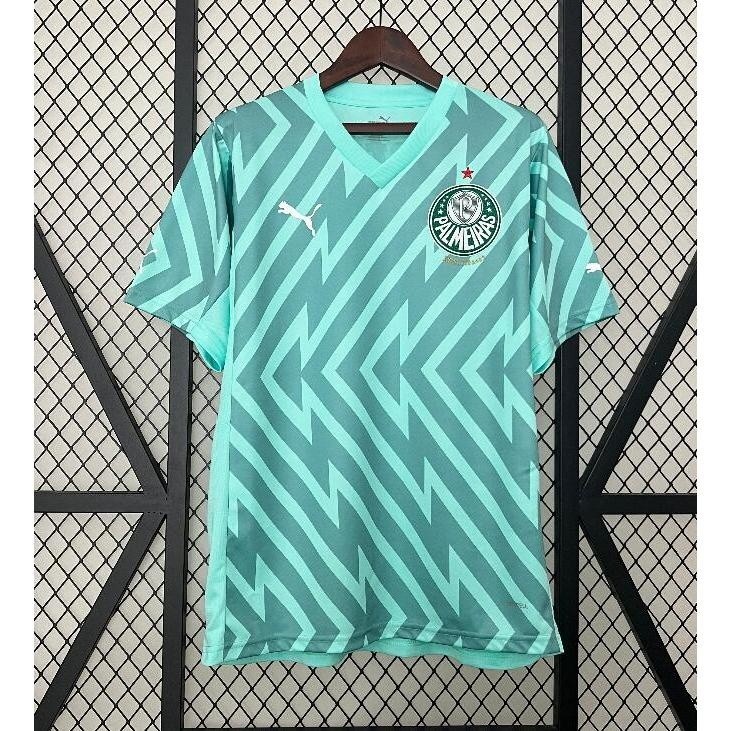 2024-2025 Alta Qualidade Verde Goleiro Camisa De Futebol 1:1