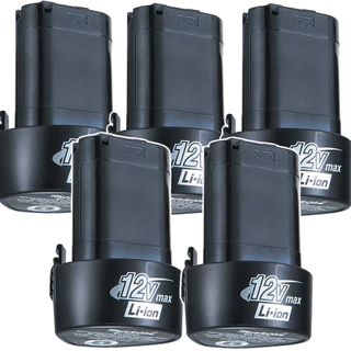 Kit 5 Baterias 12V Íon de Lítio BL1014 196338-0 Makita