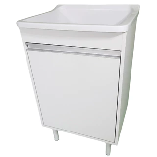 Tanque Com Gabinete MDF 53cm Capacidade 34L Entregue Montado