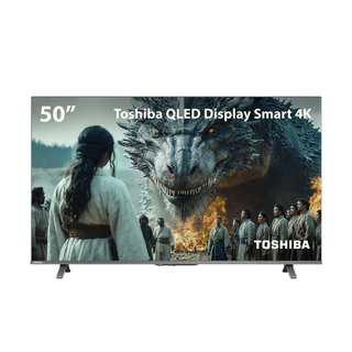 Smart TV QLED 50 4K Toshiba Google TV 3HDMI 2USB Wi-Fi em Oferta na Shopee