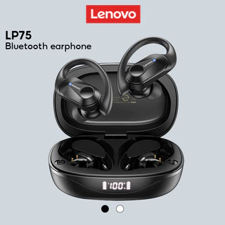 Lenovo LP75 Fone De Ouvido Bluetooth HD Qualidade De Som Com Microfone Redução De Ruído Jogo Esportivo De Baixa Latência