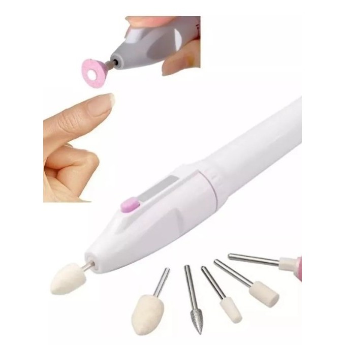 Lixa Elétrica Unhas Aparelho Lixador De Unha E Tira Cutícula | Shopee ...