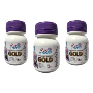 gold ak3 suplemento 3 potes Original