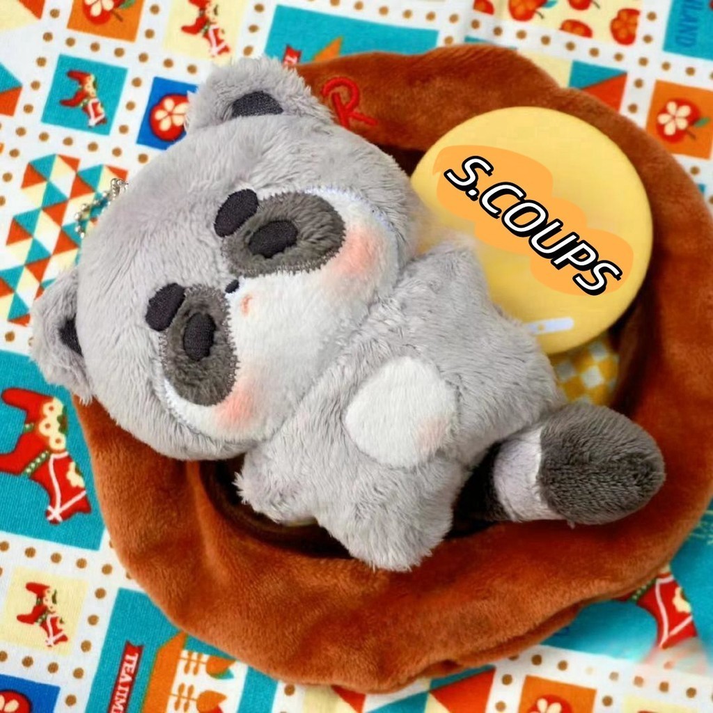 Kpop Idol Seventeen S.COUPS Chaveiro De Pelúcia Bonecas Lindas Raccoon ...