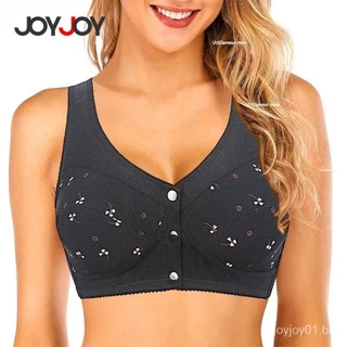 Algodão completo Encerramento Frontal Bra Tamanho Grande 36-52 0.3 cm Seamless Thinted Cup Respirável Underwear Bra U Forma De Volta Para O Dia Dos Namorados Aniversário OK6K