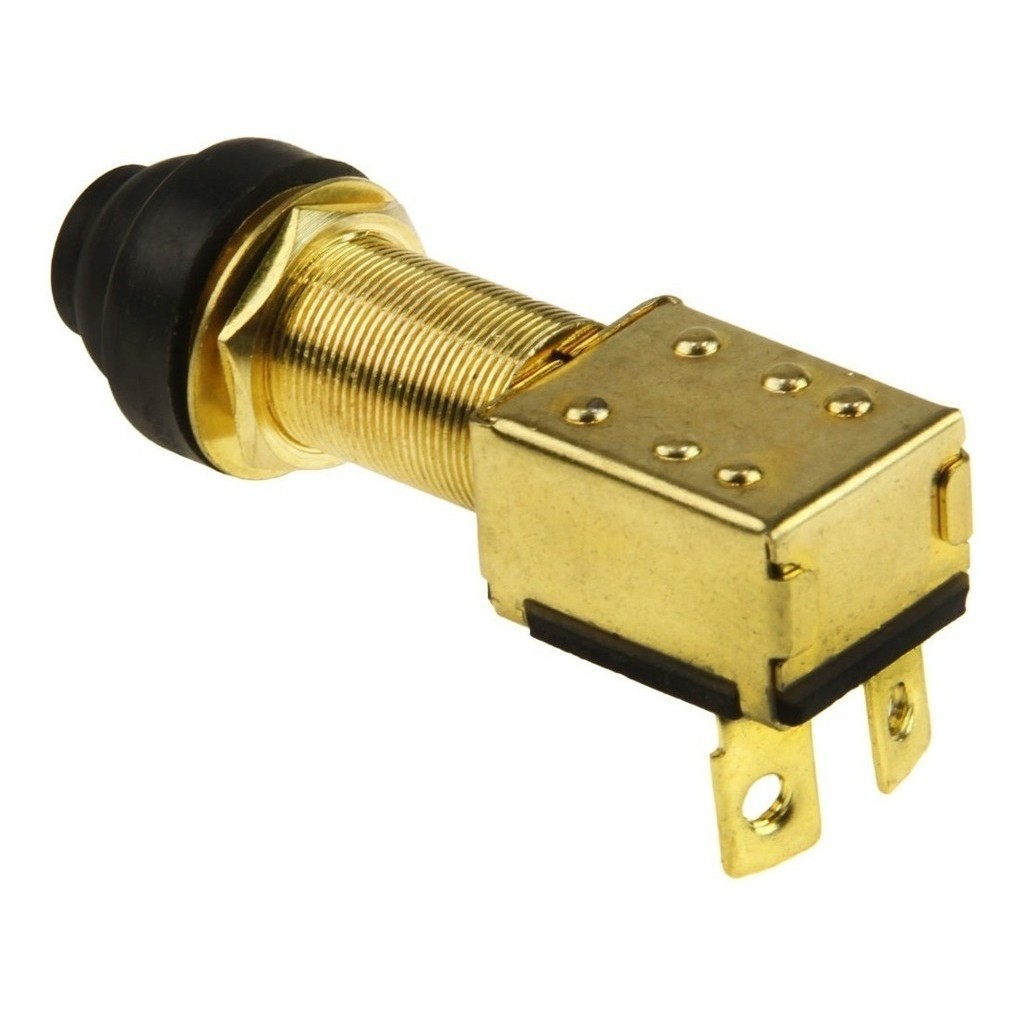 Botão De Partida Ignição Bronze Interruptor Motor Em 12v 15a