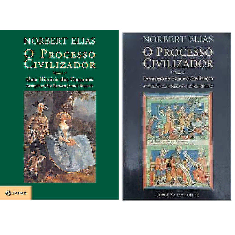 O Processo Civilizador 2vols de Norbert Elias | Shopee Brasil
