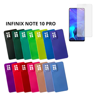 Capa + Película Vidro 3D Compatível Infinix Note 10 Pro