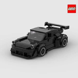 Porsche 911 Hot Sale Racing Car Sports MOC Compatível Com A Montagem De Quebra-Cabeças De Pequenas Partículas Brinquedos De Bricolage Para Crianças (254pcs)