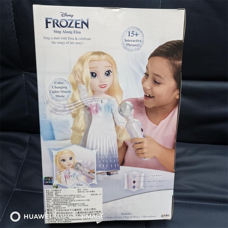 Genuíno Disney Same Style Frozen 2 Elsa Anna Vestir Boneca Doll Doll ...
