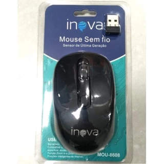 Mouse sem fio sensor de ultima geração Inova MOU-8608