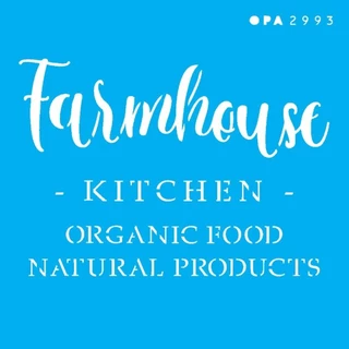 Stencil Opa 10 X 10 cm - Farmhouse Kitchen - 2993 em Oferta na Shopee