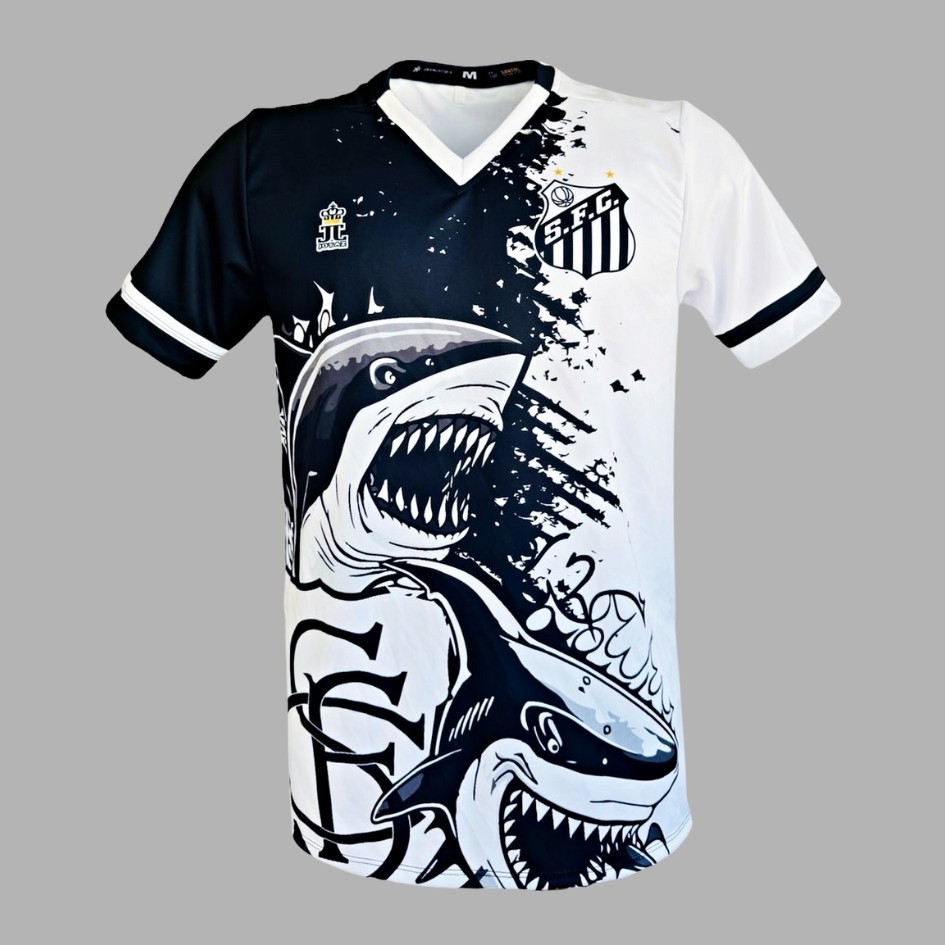 Camisa Camiseta do Santos - Peixe Devorador - Produto Oficial