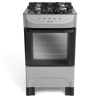 Fogão Mueller 4 Bocas a Gás com Mesa de Vidro e Acendimento Automático MFV4BB