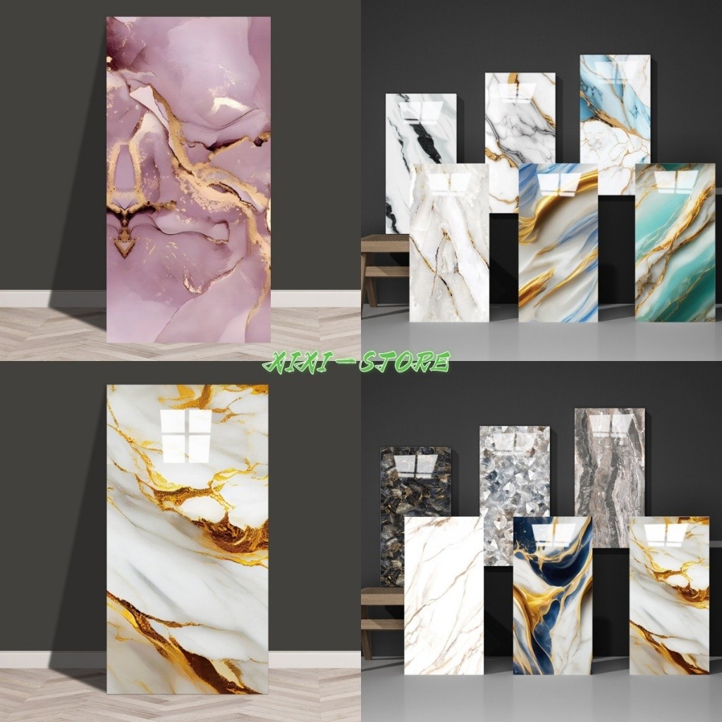 KIT20 Placa Adesiva 3d Mármore De Parede Relevo Lavável 30cm X 60cm