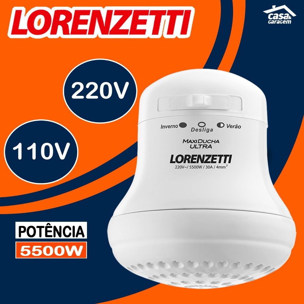 Chuveiro 110 Volts Lorenzetti na Black Friday 2025 | BuscaProdutos