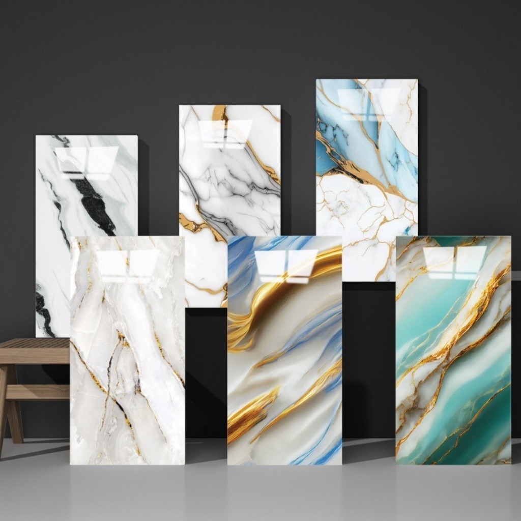 Placa Adesiva 3d Mármore De Parede Relevo Lavável 30cm X 60cm