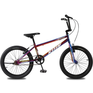 Bicicleta Infantil Aro 20 Aero KRW BMX Cross V-Brake Sem Marchas Rainbow