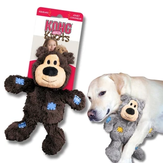 Kong Wild Knots Bear Pelúcia de Corda Resistente Para Cães Tamanho P/M