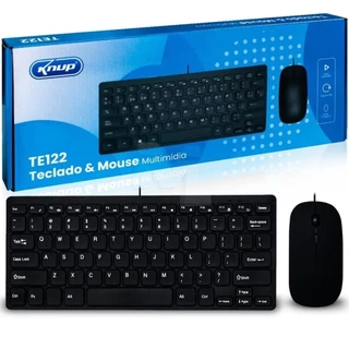 Kit Teclado e Mouse com Fio Usb KNUP KP-TE122