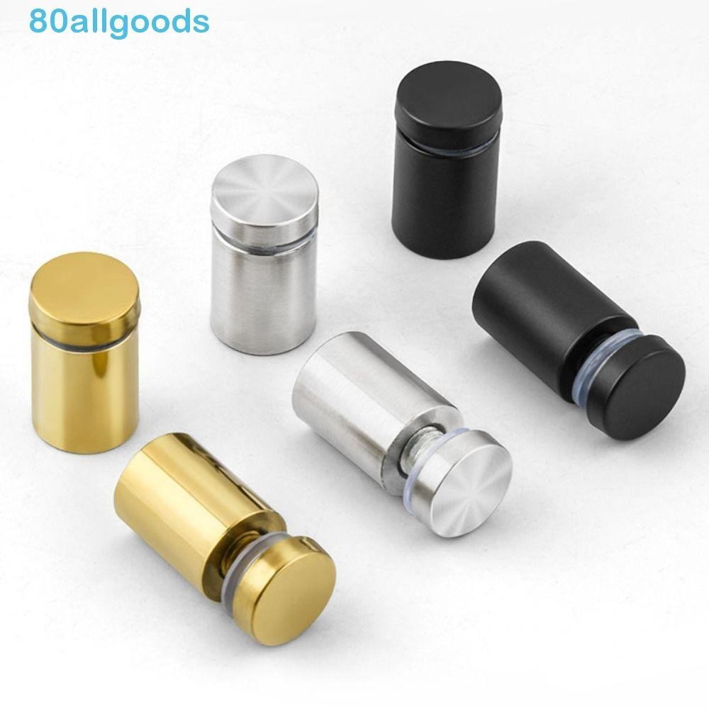 ALLGOODS1 4pcs Parafusos De Placa Acrílica , Pregos Publicitários Em Aço Inoxidável Silver/gold/black , Forte Tolerância Firme À Prova De Ferrugem Vidro Cerâmico Para Azulejos Espelho