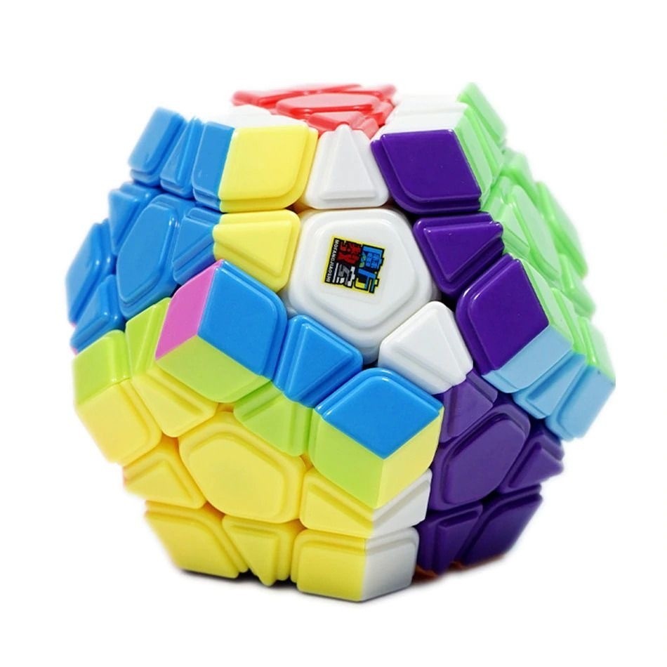 Brinquedo Cubo Mágico Profissional Megaminx Stickerless Qiheng Moyu