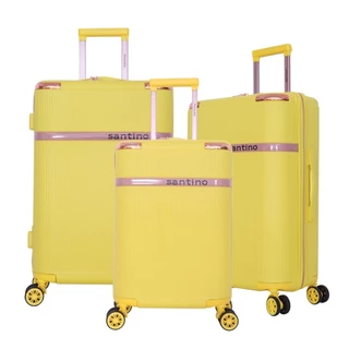 Conjunto de Malas Versalhes 3 Peças Rígida 360° Santino - SDV501J