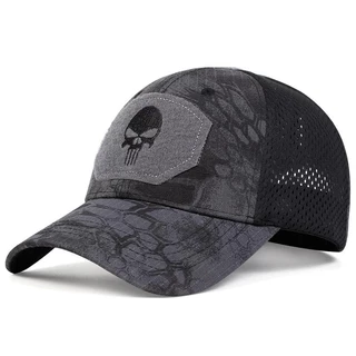 Unisex Skull Bordado Unisexo De Crânio Bonés De Basebol Com Mola Respirável E Chapéu De Proteção Solar Casual Ajustável De Outono Ao Ar Livre