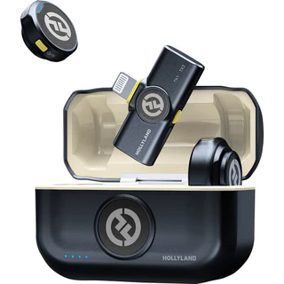 MICROFONE HOLLYLAND LARK M2 DUO LIGHTNING DUPLO P/ 2 PESSOAS SEM FIO